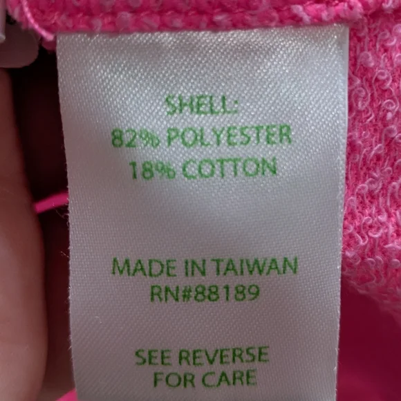 Lilly Pulitzer Pink Green Pineapple Long Sleeve Sweatshirt XL - Picture 7 of 8